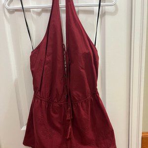 Embroidered Romper